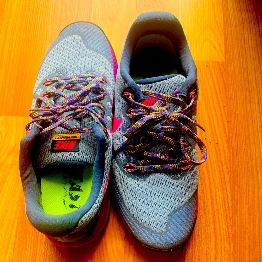 Wmns NIKE Air Zoom Wildhorse 3 'Ocean Fog Hyper Violet'-Size 8